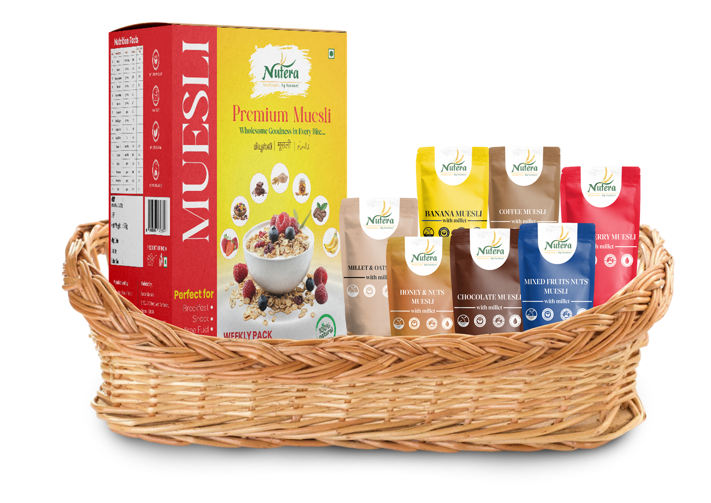 Nutera 7 Days 7 Flavours Muesli Combo Nutera Natural