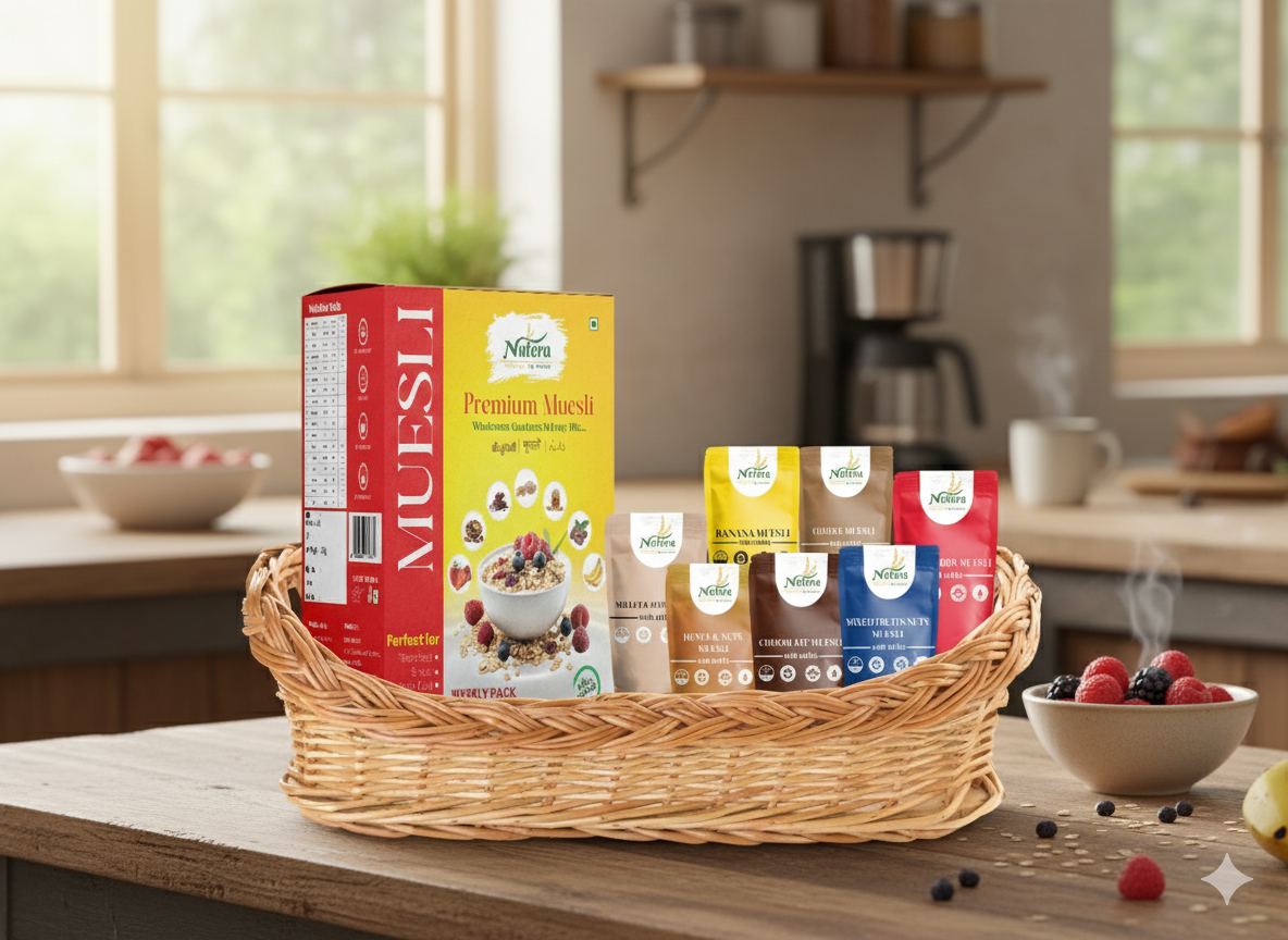 Nutera 7 Days 7 Flavours Muesli Combo Nutera Natural