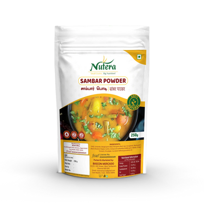 Nutera's sambar powder - Natural Sambar Powder