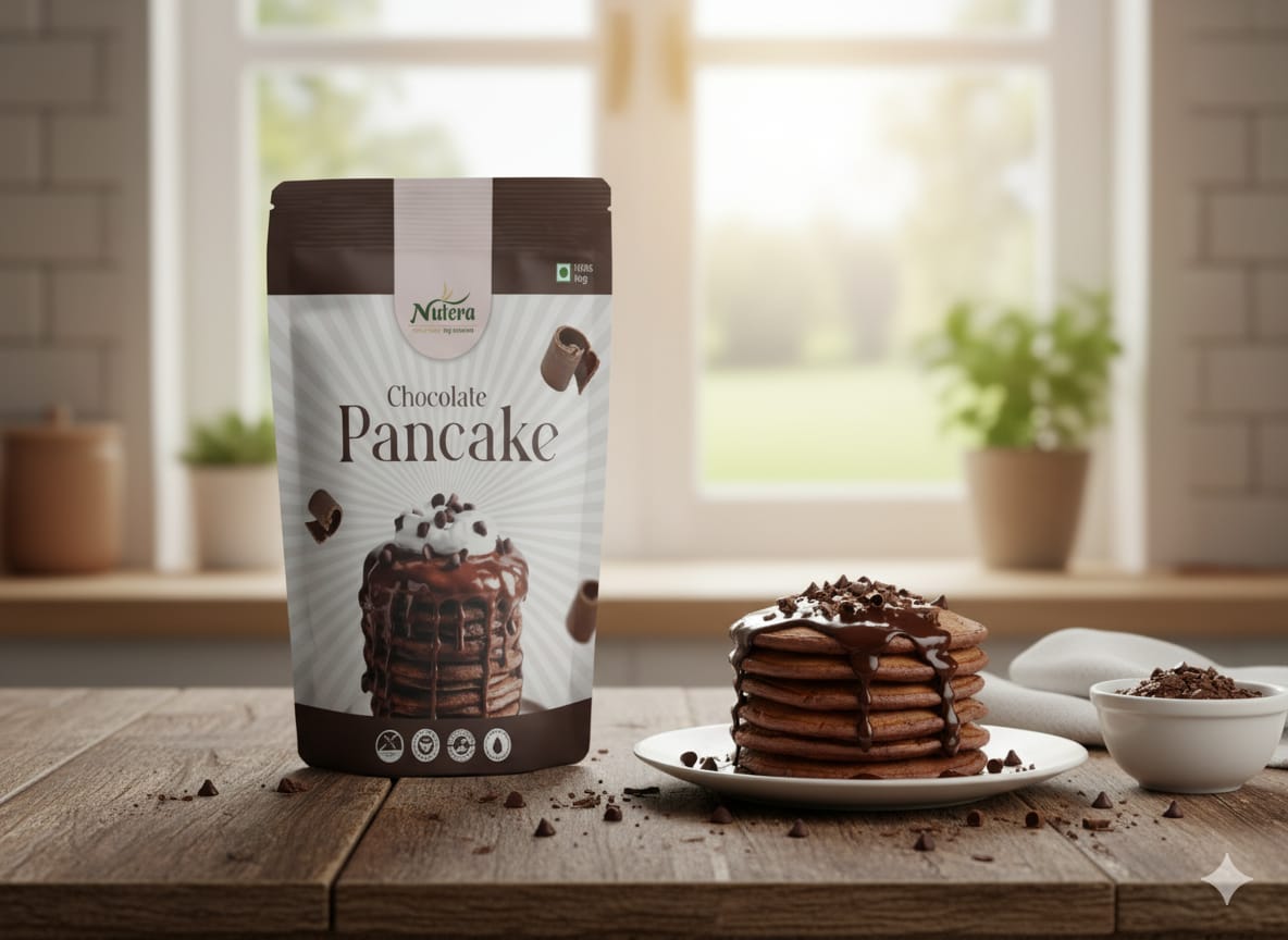 Chocolate Pancake Mix Nutera Natural