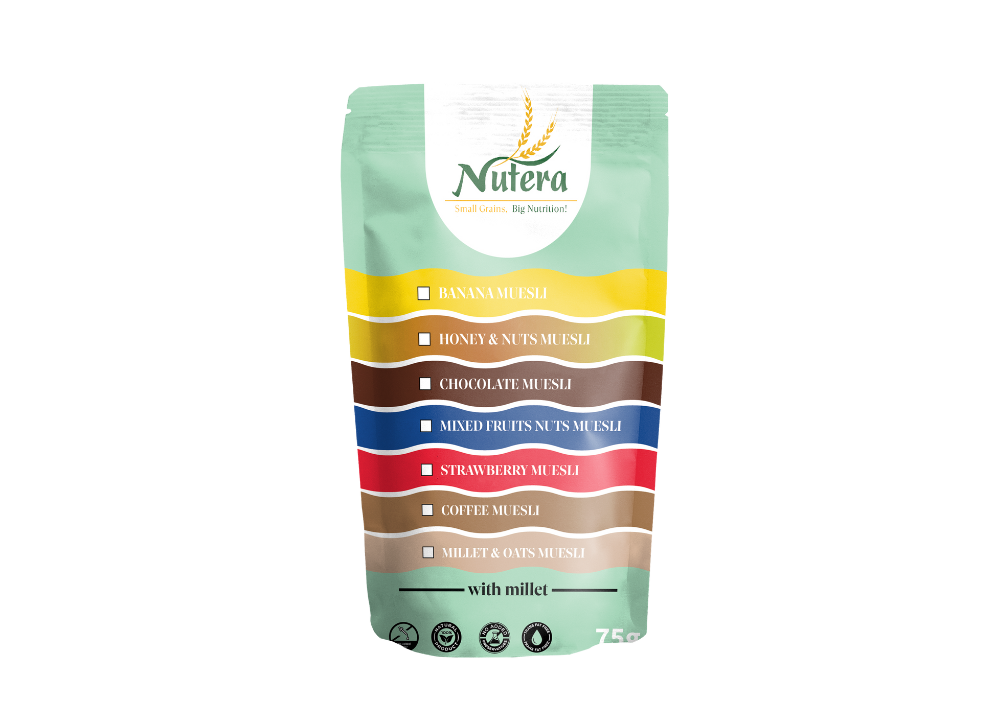 Nutera 7 Days 7 Flavours Muesli Combo Nutera Natural