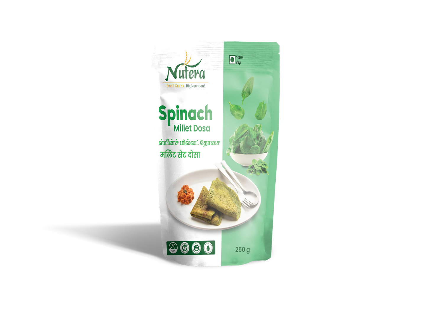 Spinach Millet Dosa Mix Nutera Natural